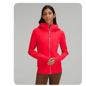 Red Zip-Up Hoodie